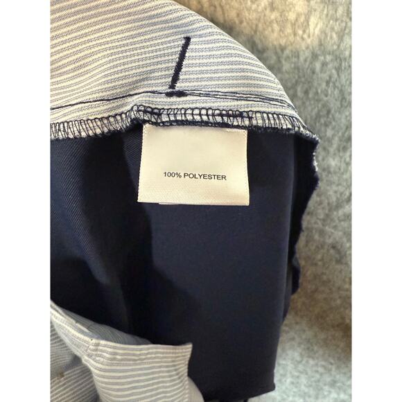 Peter Millar Mens Navy Salem Performance Polyester Shorts Golf Stretch - Size 36 - Picture 6 of 10